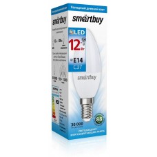 SMARTBUY (SBL-C37-12-60K-E14) C37-12W/6000