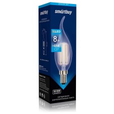SMARTBUY (SBL-C37FCan-8-40K-E14) FIL C37-8W00/E14