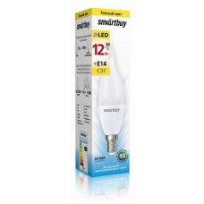 SMARTBUY (SBL-C37Can-12-30K-E14) свеча на ветру C37-12W/3000/E14