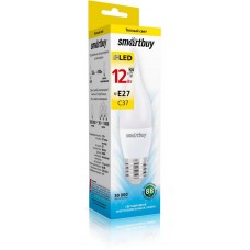 SMARTBUY (SBL-C37Can-12-30K-E27) свеча на ветру C37-12W/3000/E27