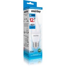 SMARTBUY (SBL-C37Can-12-60K-E27) свеча на ветру C37-12W/6000/E27