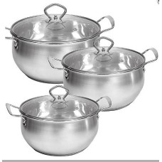 MAYER&BOCH 31005 Набор посуды 6пр 1,7+2,3+3,0 л MB (х12)