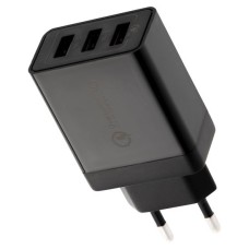 REXANT (18-2215) Сетевое зарядное устройство-переходник REXANT 3xUSB адаптер, 30W черное