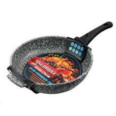 ТРАДИЦИЯ ТМ7261 Сковорода-гриль а/пр литая 26см Мрамор
