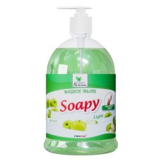 CLEAN&GREEN CG8094 Soapy эконом яблоко с дозатором 1000 мл.