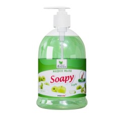 Жидкое мыло CLEAN&GREEN CG8062 Soapy эконом яблоко с дозатором 500 мл.