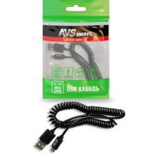 Кабель AVS MN-32 mini USB (2м, витой)