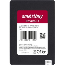 Твердотельный накопитель SMARTBUY (SB480GB-RVVL3-25SAT3) 2,5" SSD revival 3 480gb tlc sata3