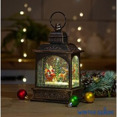 WINTER GLADE Новогодний фонарь Winter Glade Санта-Клаус на санях F428-1 F428-1 WINTER GLADE Новогодний фонарь Winter Glade Санта-Клаус на санях F428-1 F428-1