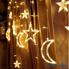 WINTER GLADE Электрическая гирлянда-занавес Winter Glade 123 лампы Тёплый белый CB123 WINTER GLADE Электрическая гирлянда-занавес Winter Glade 123 лампы Тёплый белый CB123