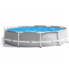 INTEX Бассейн каркасный 457х107 см (фильтр-насос+лестница+тент+подстилка) ( Арт. 26724NP)
