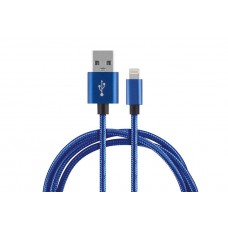 Кабель ENERGY ET-27 USB/Lightning, цвет - синий 104107
