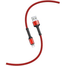 SMARTBUY (iK-512-S26r) S26 Lightning красн., 3 А,PD,нейл.,1 м