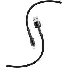 SMARTBUY (iK-512-S26b) S26 Lightning черный.,3 А,PD,нейл.,1м
