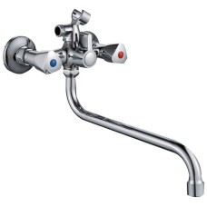 GOTA ROCIO G096710-GOTA Ronda смеситель д/ванны с 2-мя рукоятками с изливом S-30см. перекл.душа
