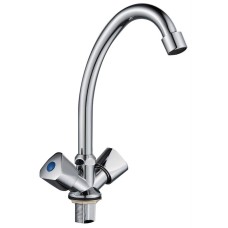 GOTA ROCIO G096310-GOTA Ronda Cмеситель д/кухни с 2-мя рукоятками с высоким изливом, креп. гайка