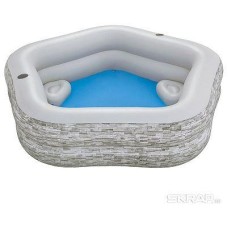 BEST WAY Бассейн надувной семейный TruPrint 213 x 206 x 53 см Bestway 54423