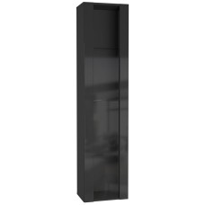 НК-МЕБЕЛЬ POINT ТИП-41 шкаф навесной Чёрный/Чёрный глянец 71774453