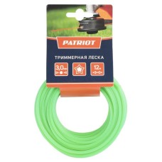 PATRIOT 805205123 Леска D 3,0 мм L 12 м (звезда, зеленая) 300-12-3, картонный подвес PATRIOT 805205123 Леска D 3,0 мм L 12 м (звезда, зеленая) 300-12-3, картонный подвес