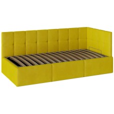 BONMEBEL Кровать Оттава с подъемным механизмом ткань желтая (2 пак.)
