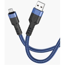 HOCO (6931474770592) U110 MicroUSB (m) 1.2m - синий