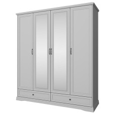 АНРЭКС VALENCIA Шкаф 4DG2S Z. Цвет СЕРЫЙ (8 уп.)