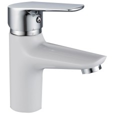 GOTA ROCIO G091063 Catalonia цвет белый Смеситель д/умывальника шар. креп.гайка d35