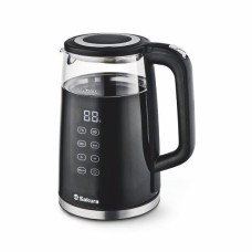 Чайник электр SA-2738DBK (1.7) Premium стекл двухсл 4 темп реж LED дисплей