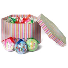 WINTER GLADE Набор ёлочных шаров папье-маше, 14 шт. 7514G063 WINTER GLADE Набор ёлочных шаров папье-маше, 14 шт. 7514G063