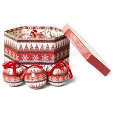 WINTER GLADE Набор ёлочных шаров папье-маше, 14 шт. 7514G227 WINTER GLADE Набор ёлочных шаров папье-маше, 14 шт. 7514G227