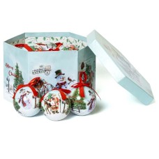 WINTER GLADE Набор ёлочных шаров папье-маше, 14 шт. 7514G273 WINTER GLADE Набор ёлочных шаров папье-маше, 14 шт. 7514G273