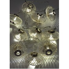 КОСМОС KOC_GIR-B120 Гирлянда Фонарики Хром мет 10L КОСМОС KOC_GIR-B120 Гирлянда Фонарики Хром мет 10L