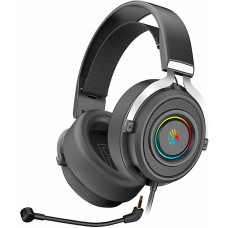 A4TECH Bloody G535P черный/серебристый 2м мониторные оголовье (G535P 4PIN+USB/BLACK+SILVER)