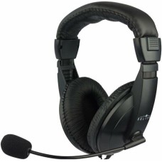 OKLICK Наушники с микрофоном Оклик HS-M137V черный 1.8м мониторные оголовье (614046)