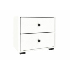 НК-МЕБЕЛЬ TANGO тумба прикроватная Белый (кож. зам.) 72306844 (1 кор.)