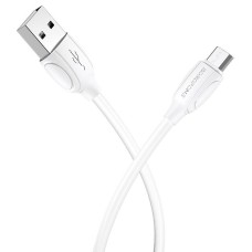 BOROFONE (6931474701787) BX19 USB-microUSB 2.4A 1M - белый