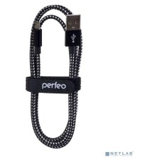 PERFEO Кабель USB2.0 A вилка - Micro USB вилка, черно-белый, длина 3 м. (U4802)