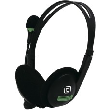 OKLICK Наушники с микрофоном Оклик HS-M100 черный 1.8м накладные оголовье (1532004)