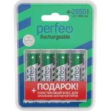 PERFEO (PF_C3319) AA2850MAH/4BL+ BOX Аккумулятор Пластик