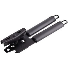 MALLONY Нож консервный CLASSICO NERO из нержавеющей стали, цвет - черный, non-stick (раб часть)