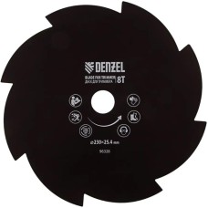 DENZEL Диск для триммера, 230 х 25.4 мм, толщина 1.6 мм, 8 лезвий Denzel 96328