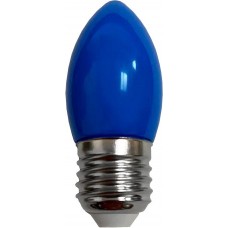 ECOLA C7TB20ELY candle LED color 2W/E27 матовая колба синий