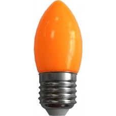 ECOLA C7TY20ELY candle LED color 2W/E27 матовая колба оранжевый