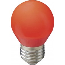 ECOLA K7CR20ELB globe LED color 2W/G45/E27 матовая колба красный