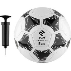 ECOS Мяч футбольный и насос FB139P (№5, 2-цвет., машин.сшивка, ПВХ) 998191