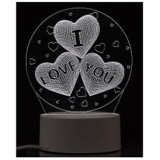 ENERGY Светильник декоративный EN-NL 22 3D три сердца (106253) ENERGY Светильник декоративный EN-NL 22 3D три сердца (106253)