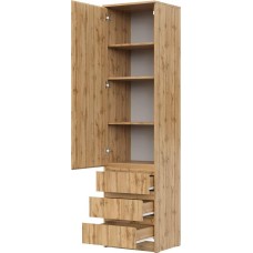 НК-МЕБЕЛЬ STERN шкаф-пенал ШКЯ-1 Дуб Вотан 72678278 (2 кор.)