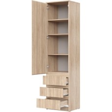 НК-МЕБЕЛЬ STERN шкаф-пенал ШКЯ-1 Дуб Сонома 72678279 (2 кор.)