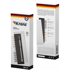 KRANZ (KR-12-4751) Набор отверток для точных работ RA-01, 25 предметов