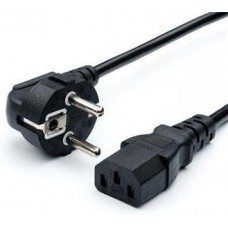 GOPOWER (00-00024054) кабель питания евровилка CEE 7/7-C13 (f) 1.8м ПВХ 0.75мм черный (1/10/160)